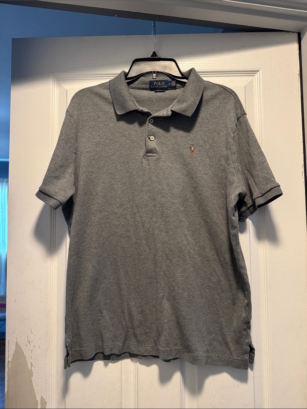 Polo by Ralph Lauren Gray Men’s Short-Sleeve Polo